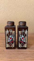 Peper & Zoutstel Aboriginal Art, Hout, Australië Vintage '70, Ophalen of Verzenden