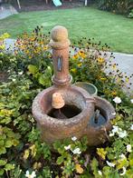 Waterornament fontein met pomp en extra reservepomp, Tuin en Terras, Ophalen, Zo goed als nieuw, Beton, Fontein