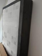 Lits Jumeaux Boxspring met topper en hoofdbord, Huis en Inrichting, Slaapkamer | Bedden, Ophalen, Tweepersoons, Zo goed als nieuw