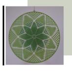 Mandala 50 cm. groen, Huis en Inrichting, Ophalen of Verzenden, Nieuw