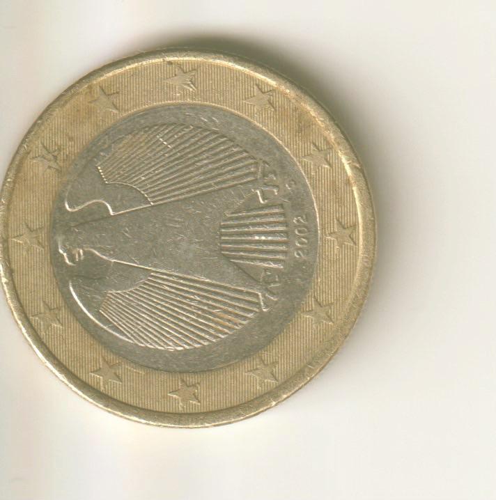 1 euro 2002 d duitsland, Postzegels en Munten, Munten | Europa | Euromunten, Verzenden, Duitsland, 2 euro