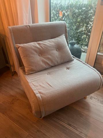 Made Haru 1 persoons slaap fauteuil grijs beschikbaar voor biedingen