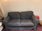 GRATIS AFHALEN Grijze Ikea Ektorp tweepersoons bank, Ophalen, Gebruikt, 90 cm, Tweepersoons