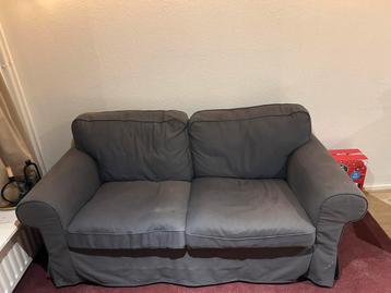 GRATIS AFHALEN Grijze Ikea Ektorp tweepersoons bank - afbeelding 1