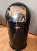 Wesco pushboy retro pedaalemmer zwart, Huis en Inrichting, Ophalen, Gebruikt, Met pedaal, 40 liter of meer