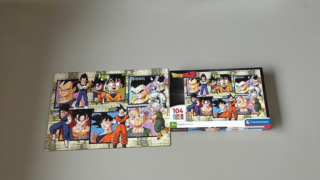 Puzzel dragon ball Z, Ophalen, Meer dan 50 stukjes, Zo goed als nieuw, 6 jaar of ouder