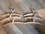 6 Houten Baby Kledinghangers Konijn, Kinderen en Baby's, Kinderkamer | Inrichting en Decoratie, Ophalen of Verzenden, Gebruikt