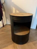 Olievat Nachtkastje - Industrieel Design (2 stuks), 45 tot 60 cm, Minder dan 55 cm, Gebruikt, Metaal of Aluminium