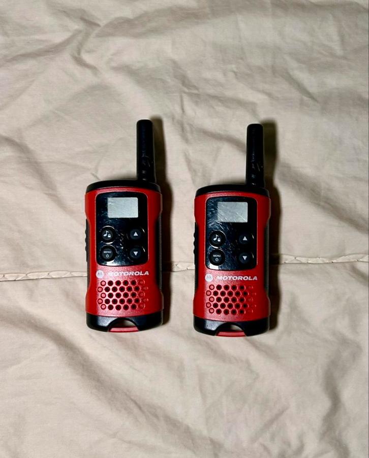 Motorola Walkie Talkies - Set van 2, Telecommunicatie, Portofoons en Walkie-talkies, Gebruikt, Portofoon of Walkie-talkie, Minder dan 2 km