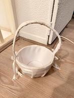 Bruiloft Mandjes - 2 stuks, Ophalen of Verzenden, Zo goed als nieuw, Wit, Accessoires