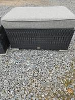 4 Seasons Hocker/Tafel - Wicker 2 stuks, 1 kussen, Ophalen, Zo goed als nieuw, Wicker