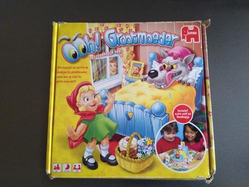Spel Ooh groetmoeder  het roodkapje spel, Hobby en Vrije tijd, Gezelschapsspellen | Bordspellen, Gebruikt, Een of twee spelers