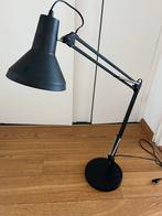 Zwarte Vloerlamp, Huis en Inrichting, Lampen | Vloerlampen, Ophalen, Gebruikt, Metaal, 100 tot 150 cm