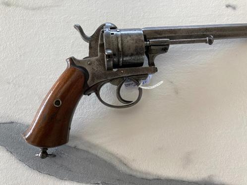 Groot en antiek pen vuur revolver, cal. 12 mm., Antiek en Kunst, Antiek | Overige Antiek, Ophalen of Verzenden