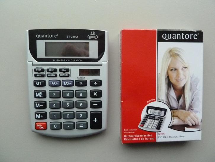 Quantore ST-230Q Bureaurekenmachine nieuw in verpakking, Diversen, Rekenmachines, Nieuw, Ophalen of Verzenden