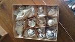 doos nr 36 antieke-oude kerstballen , alles glas zilver, Diversen, Gebruikt, Ophalen of Verzenden