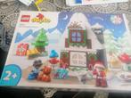 Duplo kersthuis 10976 NIEUWSTAAT, Kinderen en Baby's, Speelgoed | Duplo en Lego, Ophalen, Zo goed als nieuw, Duplo