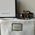 Gucci crystal double G buckle multi riem 107cm nieuw, Zwart, Nieuw, Heupriem, Ophalen of Verzenden