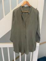 LEGER GROEN ZIJDE TUNIEK, MAAT; L/XL, Kleding | Dames, Blouses en Tunieken, Ophalen of Verzenden, Zo goed als nieuw, Maat 42/44 (L)