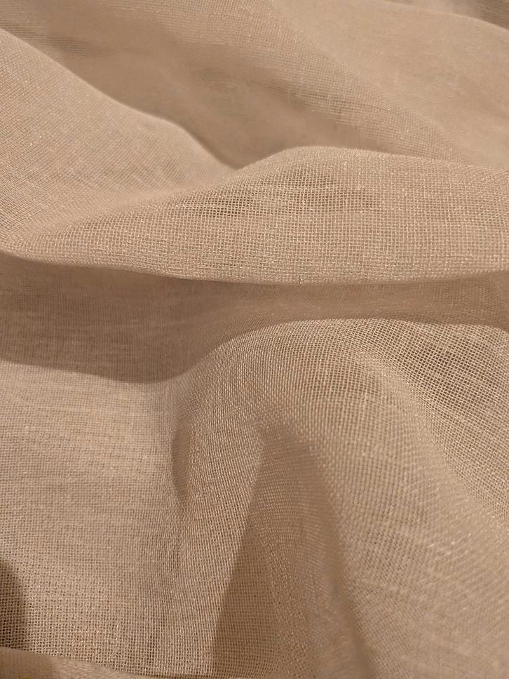 Vitrage roze, Huis en Inrichting, Stoffering | Gordijnen en Lamellen, Zo goed als nieuw, 100 tot 150 cm, 200 cm of meer, Overige kleuren