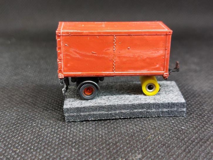 bakaanhangwagen, éénassig (14714), Hobby en Vrije tijd, Modeltreinen | N-Spoor, Gebruikt, Overige typen, Gelijkstroom of Wisselstroom