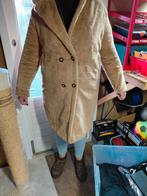 Faux fur camel winterjas, Ophalen of Verzenden, Zo goed als nieuw, Maat 42/44 (L), Bruin