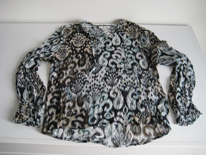 Blouse maat S Anna van Toor 100% viscose NIEUW, Kleding | Dames, Blouses en Tunieken, Nieuw, Maat 36 (S), Zwart, Ophalen of Verzenden