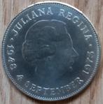 zilveren munt 10 gulden Juliana 1973, Postzegels en Munten, Munten | Nederland, Zilver, Ophalen of Verzenden, Koningin Juliana