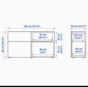 Ikea Besta storage conbination w drawers - afbeelding 2