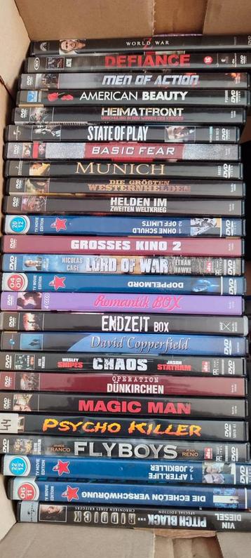 Verzameling dvd's (26) en cd's (10) beschikbaar voor biedingen