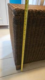Loom dekenkist riet bruin, Ophalen, Minder dan 50 cm, Gebruikt, 50 tot 100 cm