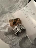 Ixxxi ringen maat 20, 1 bedel, Ophalen of Verzenden, Zo goed als nieuw, Zilver