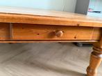 Houten salontafel met lade, Ophalen, Gebruikt, 100 tot 150 cm, 50 tot 100 cm