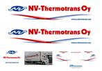 Vrachtauto decal 1:50 NV-Thermotrans Oy, Hobby en Vrije tijd, Modelauto's | 1:50, Verzenden, Nieuw, Bus of Vrachtwagen, Overige merken