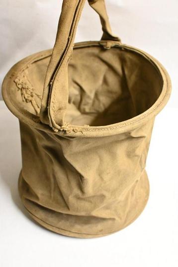 US army collapsible water bucket water zak emmer wo2  beschikbaar voor biedingen