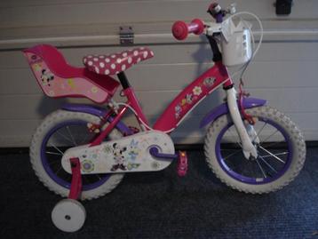 Volare Disney Minnie Bow Tique Kinderfiets - 14 inch - Roze beschikbaar voor biedingen