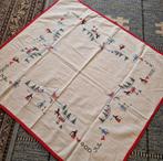 Geborduurd Zweeds Kerstkleed God Jul 80x85cm, Ophalen of Verzenden