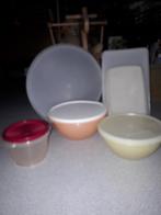 tupperware kommen en dozen met deksels, glazen kommen, Ophalen of Verzenden, Zo goed als nieuw, Rood, Bak of Kom