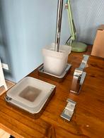 Toilet accessoireset chroom! Blaufos, Huis en Inrichting, Badkamer | Badtextiel en Accessoires, Ophalen, Zo goed als nieuw, Overige typen