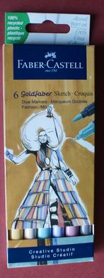 Faber Castell Goldfaber Dual Markers, Sketch, sets van 6, Hobby en Vrije tijd, Tekenen, Verzenden, Nieuw, Potlood of Stift