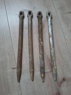 Ww2 wo2 Duitse bodemvondst 4x tentharingen gedateerd, Ophalen of Verzenden, Duitsland, Hulzen of Bodemvondsten