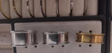 Veel ixxxi vul ringen,  basis ringen zilver, rose, goud 21 beschikbaar voor biedingen