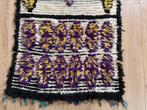 Handgeknoopt vintage Marokaanse loper 80  280 cm vloerkleed, Digital8, Bohemian Retro Funky Eclectisch marokkaans berber boho