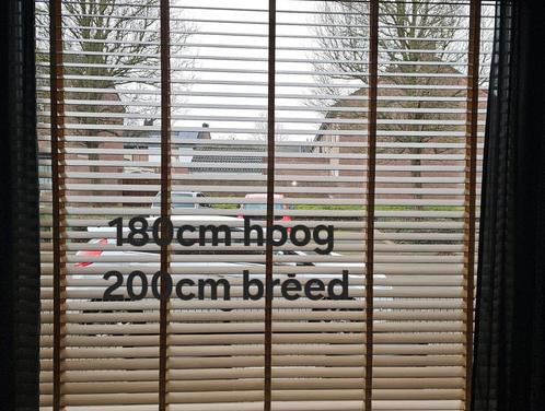 Houten jaloezie, Huis en Inrichting, Stoffering | Gordijnen en Lamellen, Zo goed als nieuw, Ophalen