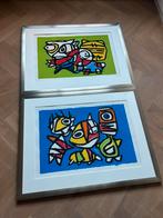 Jean Pierre Voogd Schilderijen - Set van 2, Ophalen of Verzenden