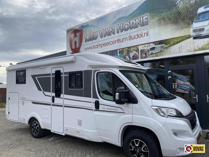 Adria Compact DL Bikelift/ZenecNavi/LPGvulling!, Caravans en Kamperen, Campers, Bedrijf, tot en met 3, Half-integraal, Adria, Fiat