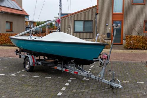 Zeer complete en nette ten Veen Efsix, Watersport en Boten, Open zeilboten, Gebruikt, Overige typen, 6 meter of meer, Polyester