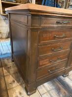 Oude sleetse kast dressoir balie toonbank kookeiland ladekas, Antiek en Kunst, Ophalen