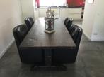 Eettafel vintage look, Huis en Inrichting, Tafels | Eettafels, Ophalen, 100 tot 150 cm, Vintage, 200 cm of meer