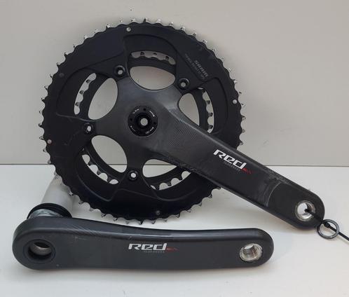 SRAM Red BB30 Carbon 2x11-Speed Crankset, Fietsen en Brommers, Fietsonderdelen, Gebruikt, Racefiets, Crankstel of Pedalen, Ophalen of Verzenden
